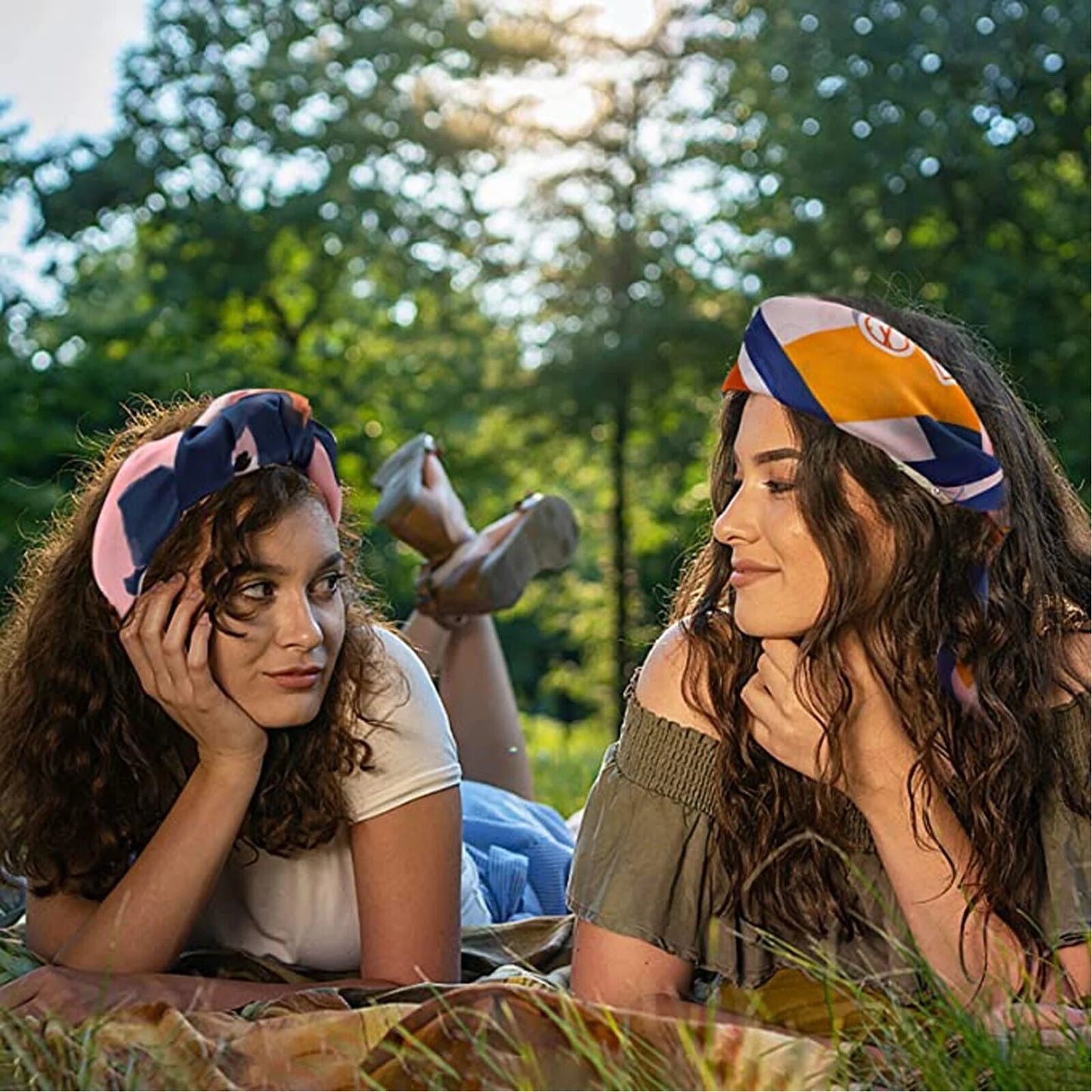 4 Pack 27.5" Large Silk Scarf Satin Square Head Scarves Silk like Neck Scarf Hair Sleeping Wraps Lightweight for Women, Girls and Ladies